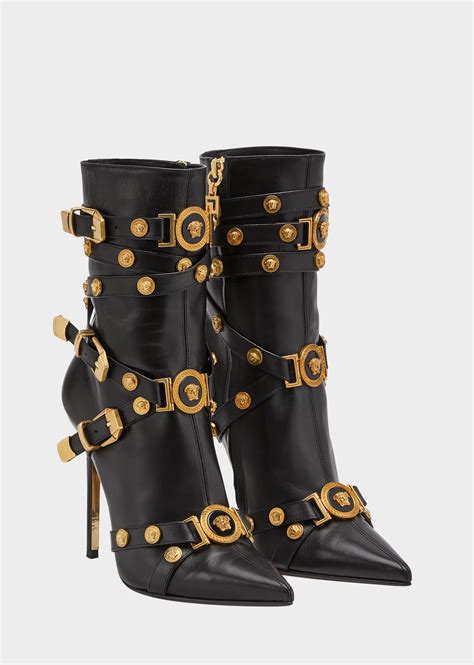 used versace womens boots|Versace high heel boots.